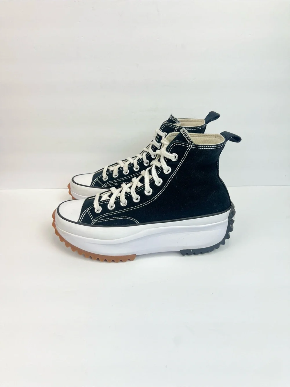 Converse Run Star Hike Platform Black HI Sneakers 166800C Mens 7.5 Women’s 9 - Picture 8 of 9